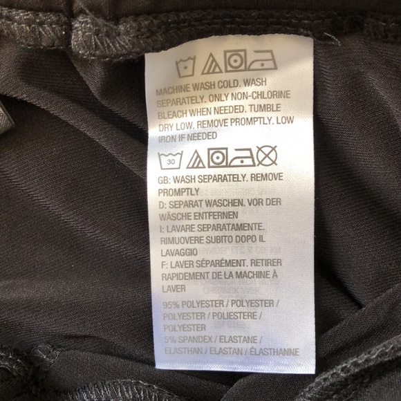 Susan Graver Black Palazzo wide leg pants. Cropped length. Side pockets. Size M - Picture 8 of 8